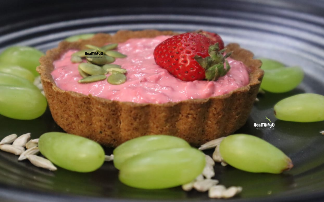 Healthy Millet Mini Tarts with Fruit Yoghurt