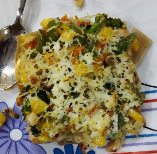 Veg Lasagna without cheese or cream