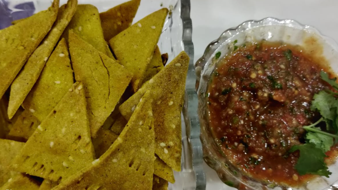 Crunchy flaky Nachos (Glutenfree)