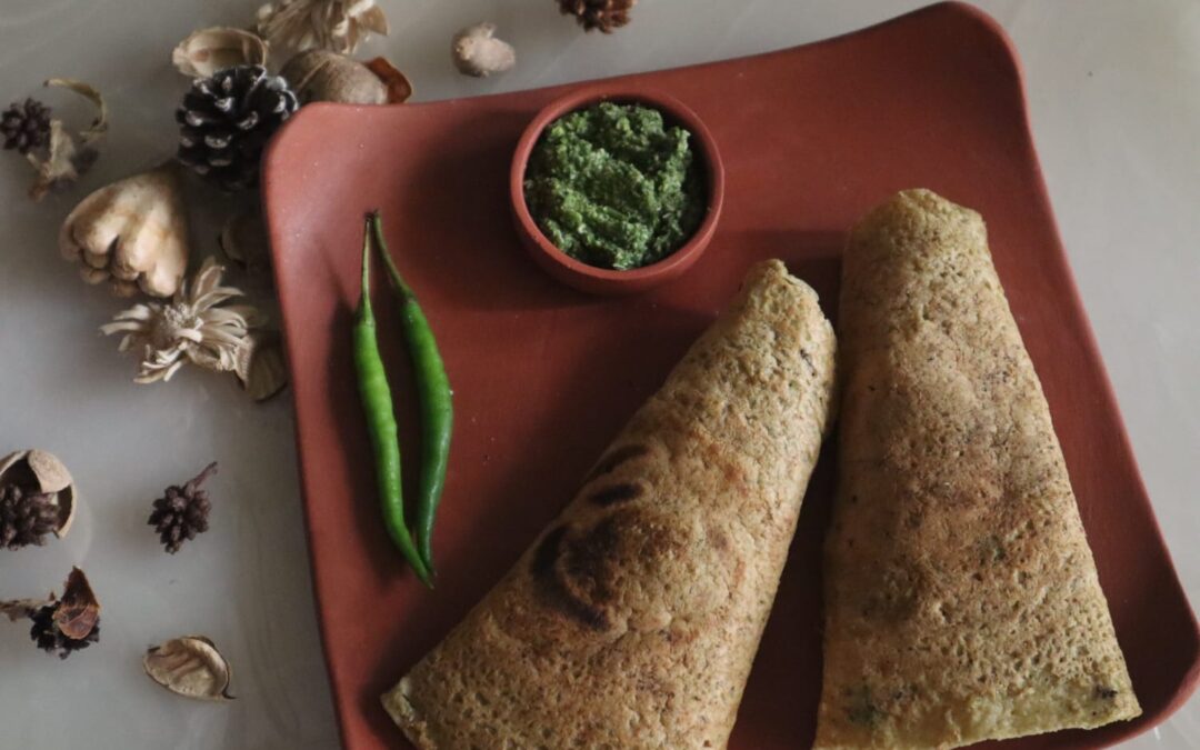 Foxtail-Lentil Dosa