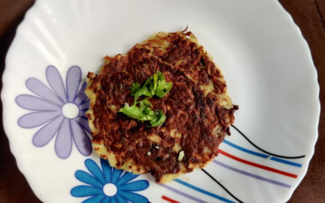 Lauki Cheese Mini Pancakes